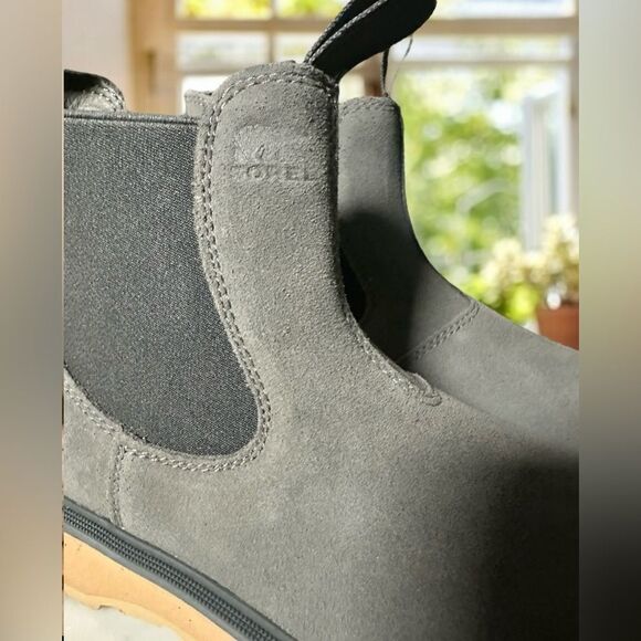 NEW Sorel Hi Line Chelsea Waterproof Suede Boot OUARRY TAWNY BUFF NL4870-052 - Picture 6 of 11